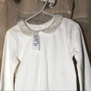 Girls Dressy Fleece Dress with Collar